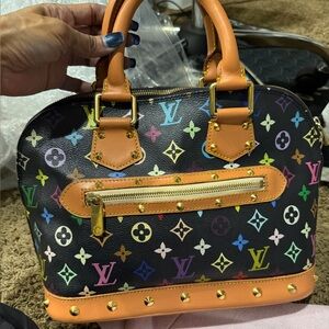 Louis Vuitton Murakami Alma (painted vachette)